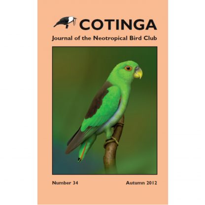 Cotinga Issue 34 Autumn 2012