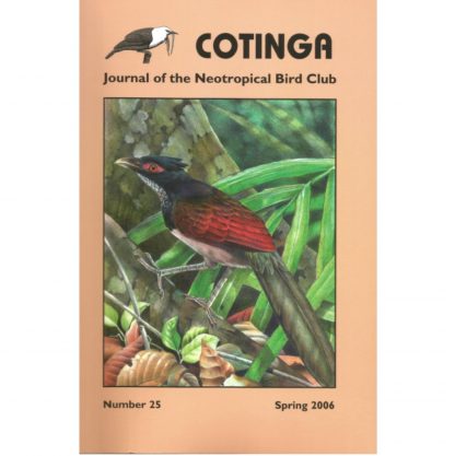 Cotinga Issue 25 Spring 2006