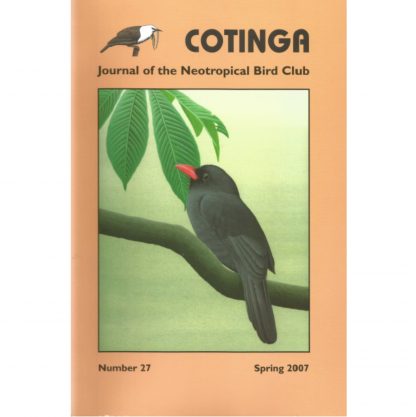 Cotinga Issue 27 Spring 2007