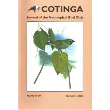 Cotinga Issue 30 Autumn 2008
