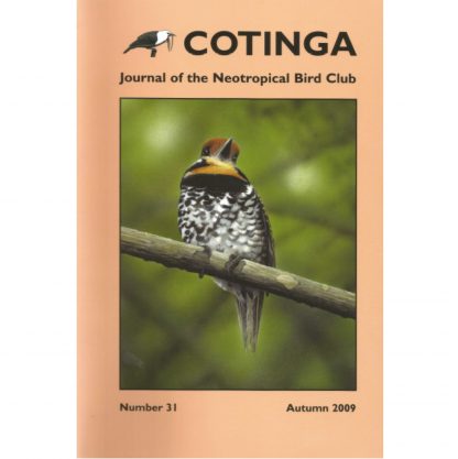 Cotinga Issue 31 Autumn 2009