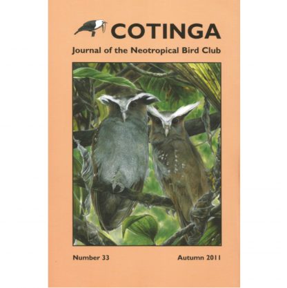 Cotinga Issue 33 Autumn 2011