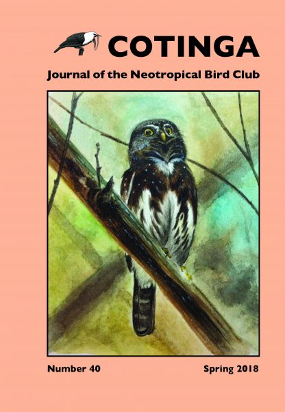 Cotinga Issue 40 Autumn 2018